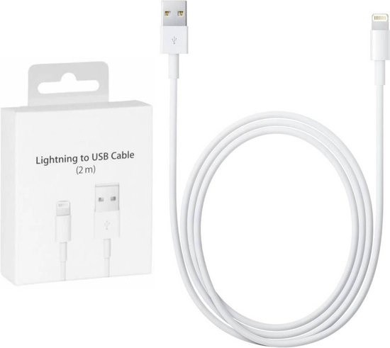 galblaas Vooraf kleermaker Apple USB naar Lightning kabel 2m - Origineel Apple Retailpack - iPhone  Oplader kabels - iPhonekabel.nl De beste iPhone oplader kabels + Gratis  verzending