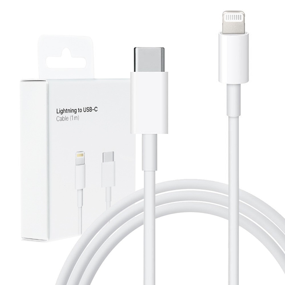 Apple USB-C opladerkabel Lightning 1m - Origineel Apple Retailpack - iPhone kabels - iPhonekabel.nl De beste iPhone oplader kabels + Gratis verzending
