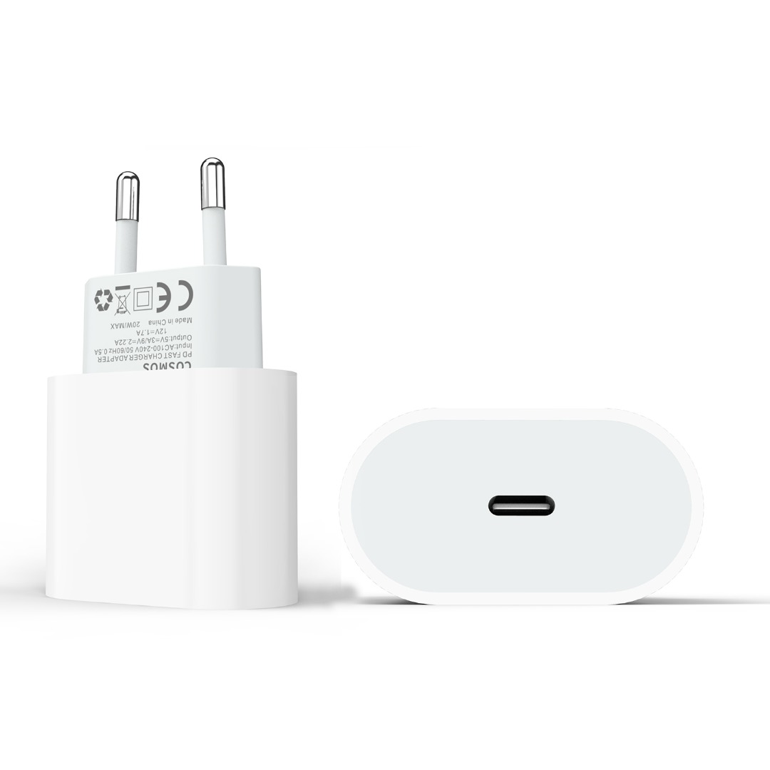 oplader USB C 20W + kabel snellader - iPhone Oplader kabels - iPhonekabel.nl De beste iPhone oplader kabels Gratis verzending